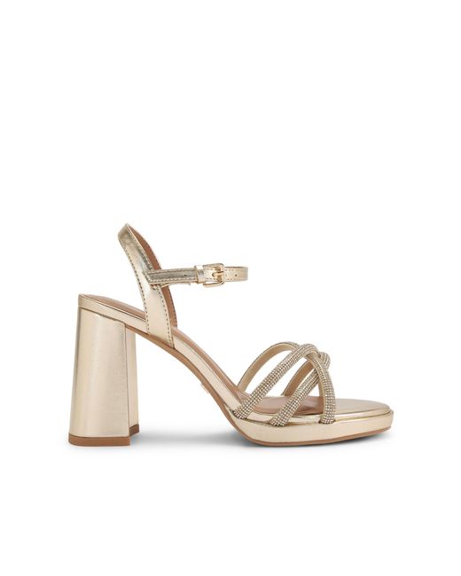 KG by Kurt Geiger Metallic Abra Platform Sandals