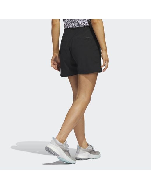 Adidas Originals Blue Pintuck 5-Inch Pull-On Golf Shorts