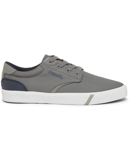 Bench Gray Briscoe Canvas Low Top Sneakers for men
