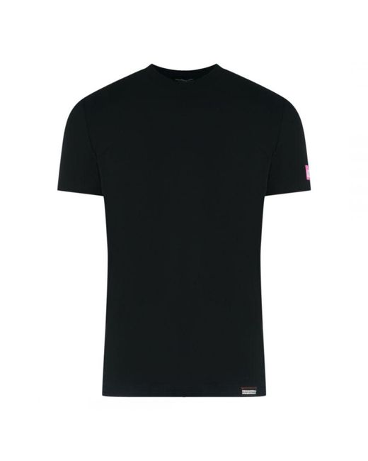 DSquared² Black Icon Back Logo Underwear T-Shirt for men