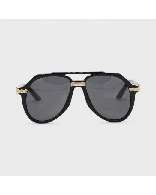 Casablanca Gray Rajio Sunglasses for men