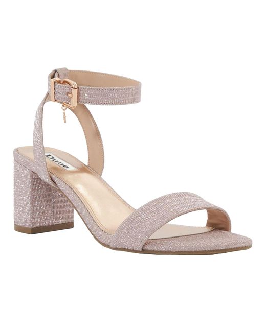 Dune Meye Tweedelige Blokhak Sandalen (roze Goud) in het Pink