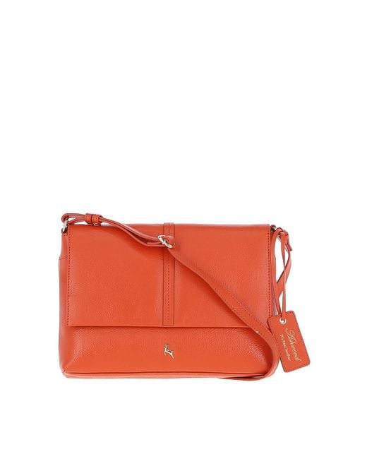 Ashwood Leather Orange "Candy" Shoulder Bag