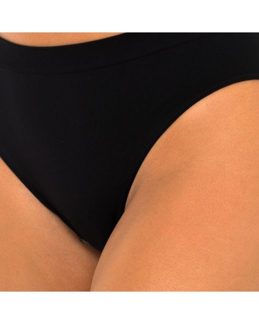 Intimidea Black Invisible Effect Midi Slip Panties 310030