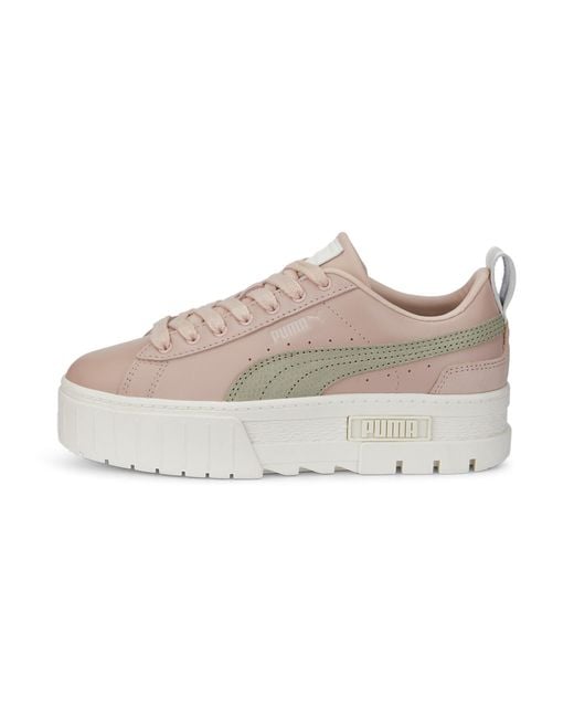 PUMA Gray Mayze Luxe Trainers