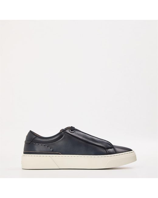 Boss Blue Gary Tenn Buhoody Low Top Lace-Up Trainers for men
