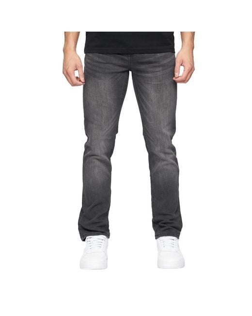 Crosshatch Black Svelte Stretch Jeans (Washed) for men