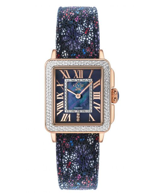 Gv2 Blue Padova Leather 12306F Swiss Quartz Watch
