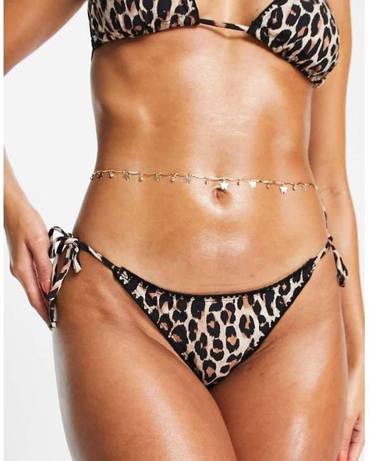 Accessorize Black String Bikini Bottom