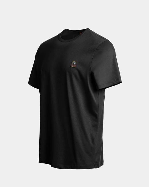 Parajumpers Black Patch T-Shirt for men