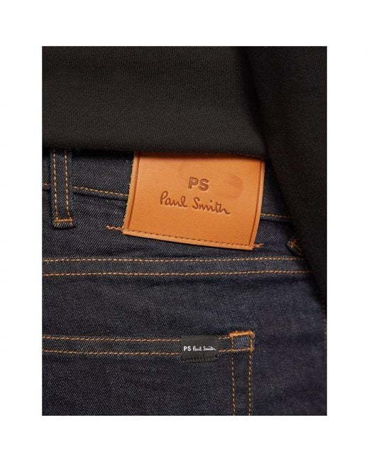 Paul Smith Black Reflex Organic Tape Fit Jeans for men