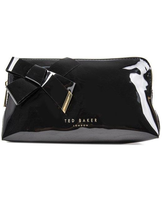 Ted Baker Black Knot Bow Cosmetic Bag