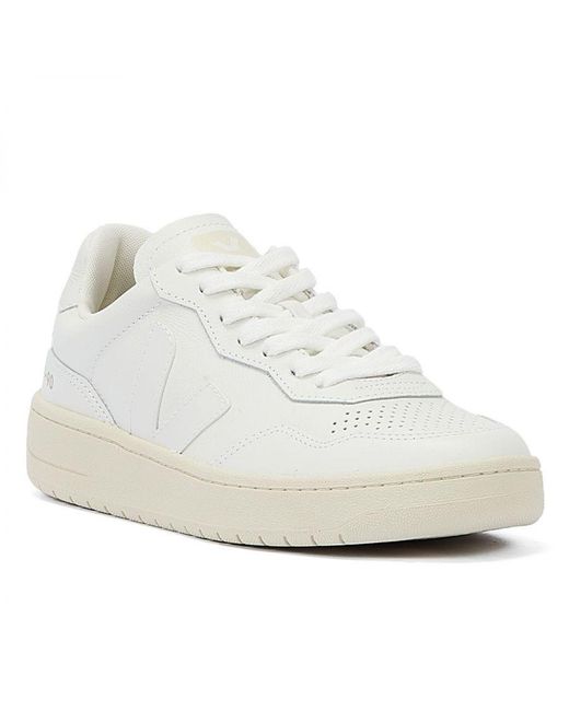 Veja White V-90 Extra Trainers Leather