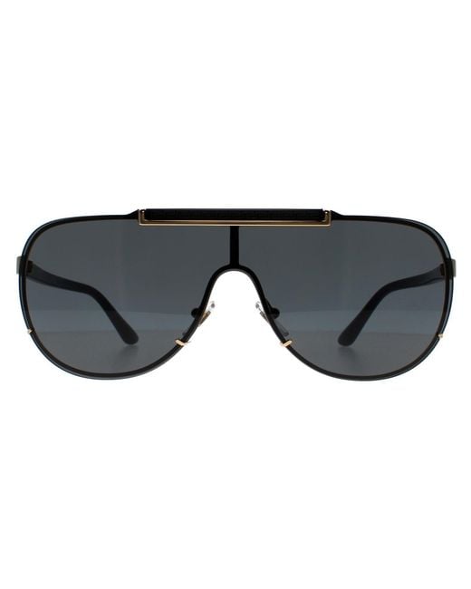 Versace Gray Sunglasses 2140 100287 Metal for men