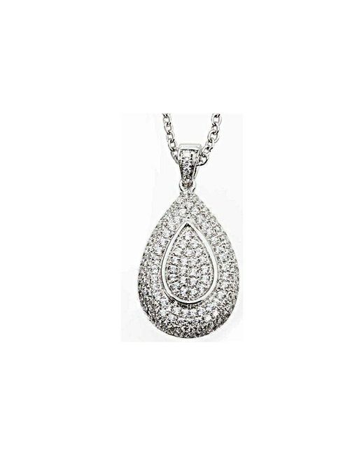 Orphelia White 925 Sterling Chain With Pendant