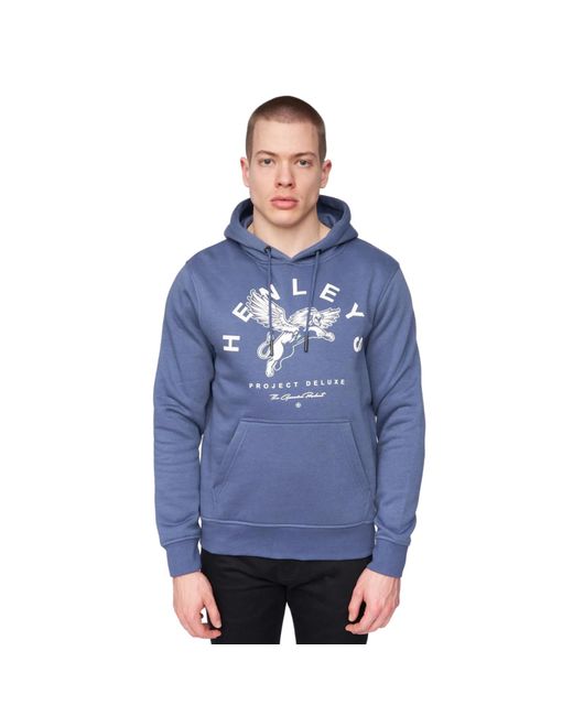 Henleys Blue Colhen Hoodie (Deep) for men