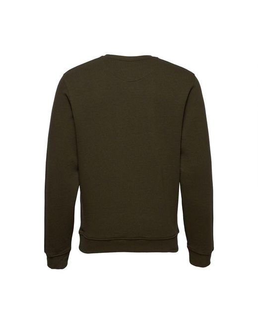 Lyle & Scott Green Sweaters Crew Neck Swearshirt Cotton for men
