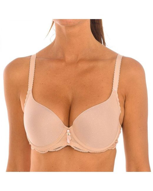 Playtex Brown S Underwired Bra With Cups P09aw