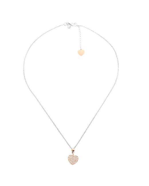 Orphelia Metallic 925 Sterling Chain With Pendant