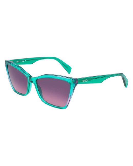 Liu Jo Green Bicolor Acetate Sunglasses