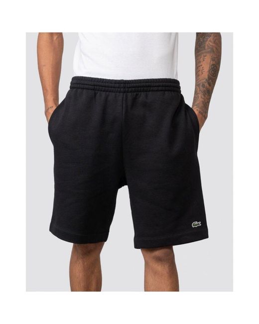 Lacoste Black Fleece Shorts for men