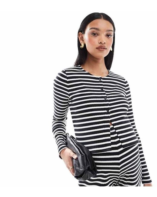 Mama.licious Blue Maternity Buttondown Jersey Cardigan Co-Ord