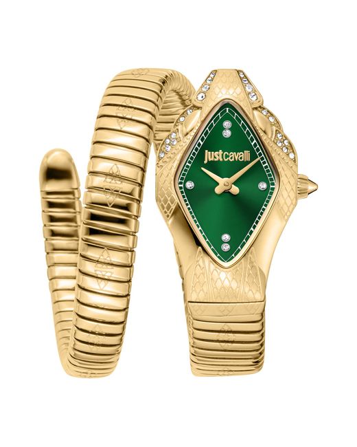 Just Cavalli Metallic Snake 316L Stainless Steel Watch
