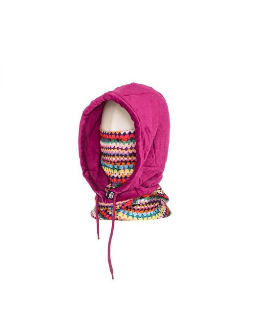 Buff Pink Polar Hood And Pants With Double Layer Protection 51600