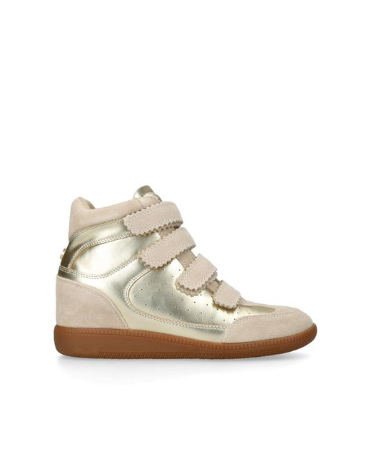 Steve Madden Natural Suede Mustang Sneakers