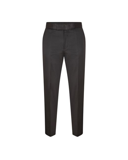 Boss Gray Lenon Tux B1 10236006 01 Straight Leg Trousers for men
