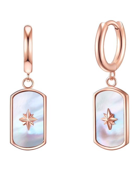 Valero Pearls White Stainless Steel Earring