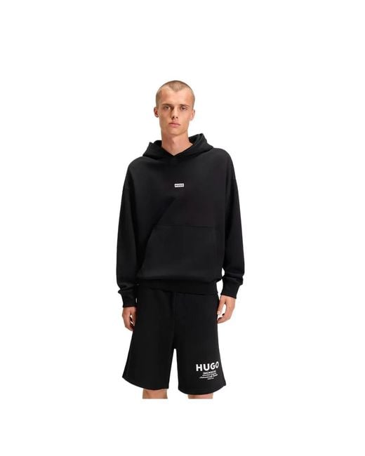HUGO Black Sweatshirt Nazardo for men