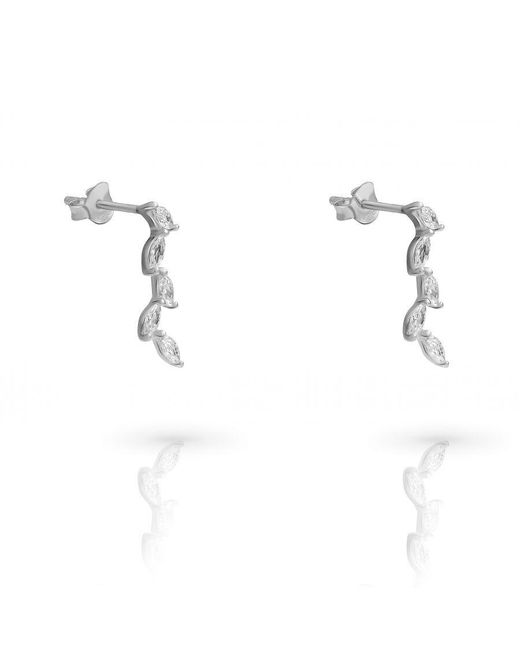 Orphelia Metallic 'Charlene' 925 Sterling Set: Necklace + Earrings
