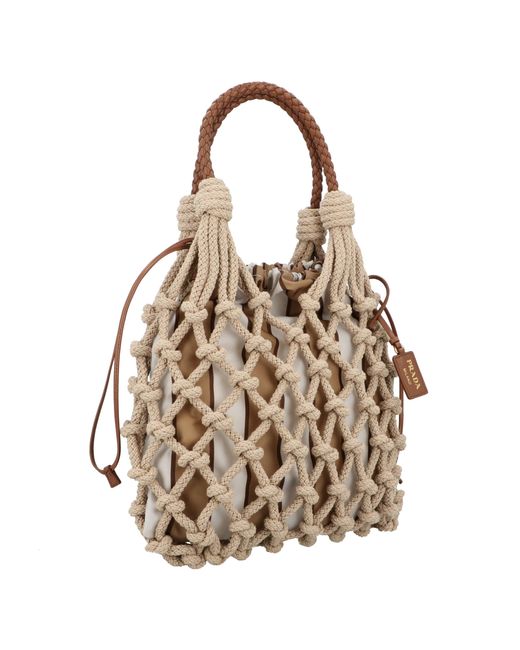 Prada Brown Rope Bag Bag