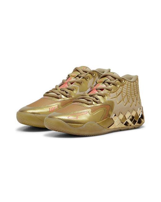 PUMA Natural Mb.01 Golden Child Basketball Shoes