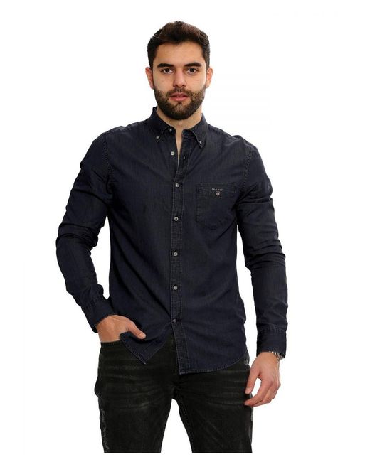 Gant Blue Regular Fit Shirt for men