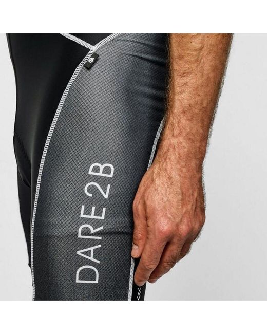 Dare 2b Blue Ecliptic Bib Shorts for men
