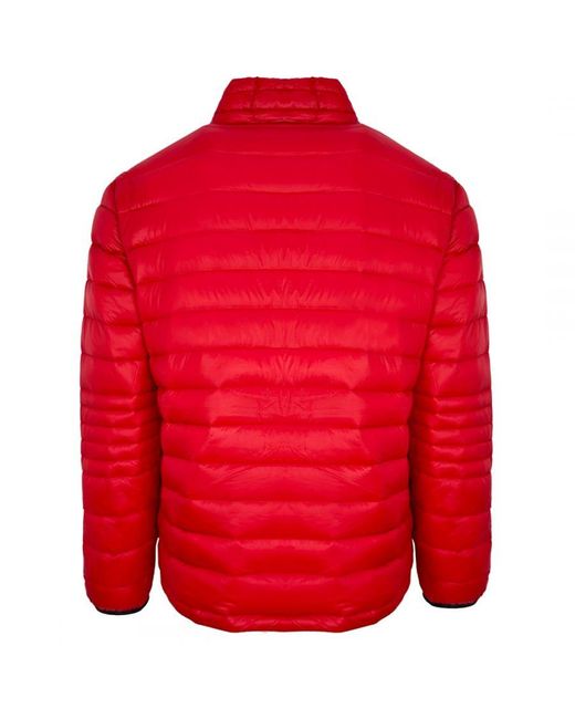 Philipp Plein Red Plain Padded Jacket for men