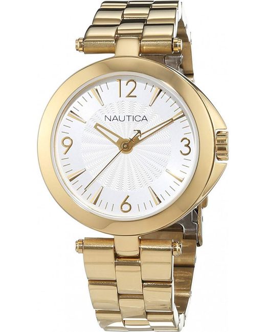 Nautica Metallic Nad14001L Ladies Watch