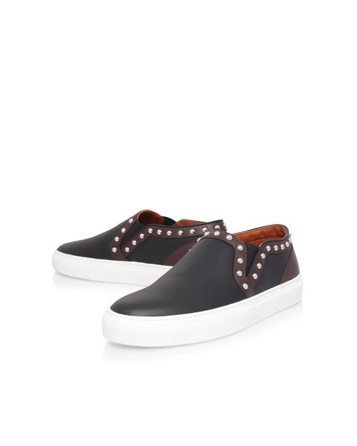 Steve Madden Blue Leather Raiden 001 Sneakers for men