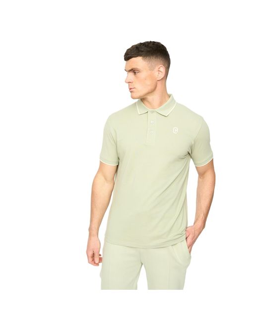 Crosshatch Green Crufton Polo Shirt for men