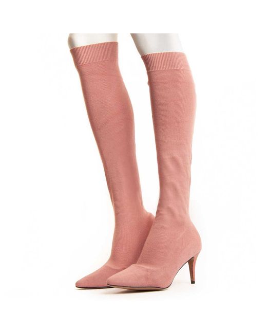 Montevita Pink Heel Boot Bottavita5