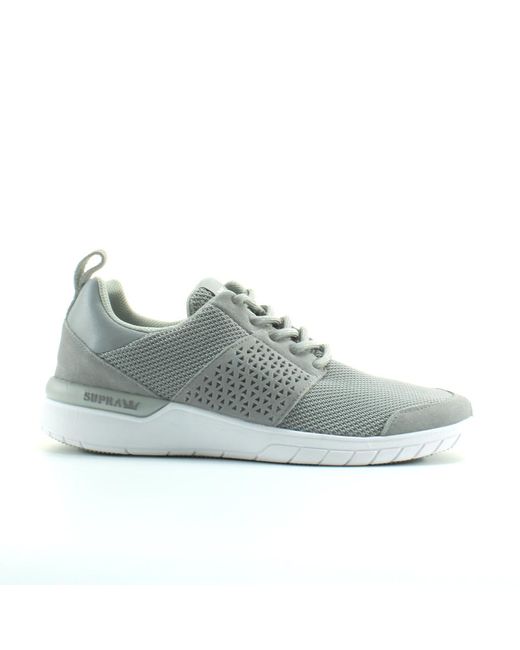 Supra Blue Scissor Light Textile Lace Up Running Trainers 08027 054 for men