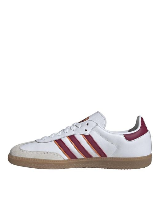 Adidas Pink Samba License Lace Up Low Top Sneakers for men