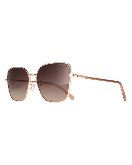 Polaroid Brown Square Copper Gradient Polarized Pld 4193/G/S/X Metal