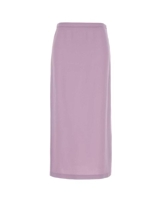 Gucci Crepe Rok in het Purple