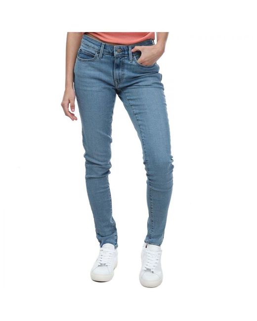 Levi's Blue Levi'S Womenss 711 Skinny New Sheriff Jeans