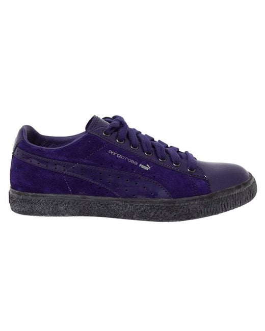 Purple puma suede clearance trainers