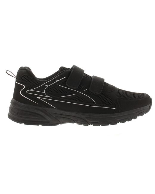 Surge Black Trainers Chance Touch Fastening for men