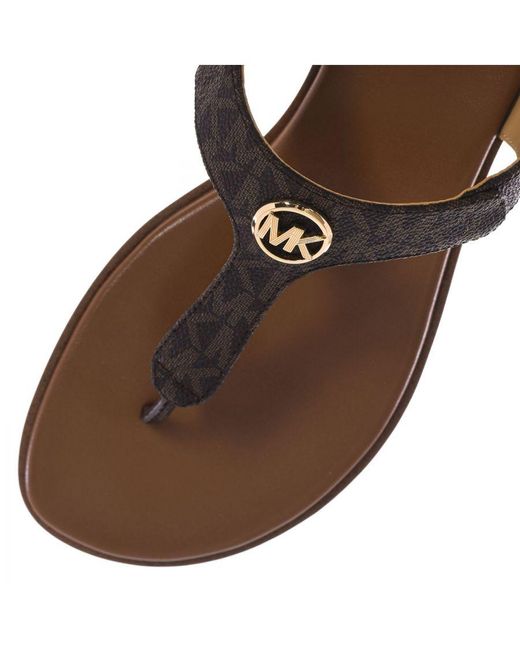 Michael Kors Brown Womenss Sandal 49S0Jufa1B